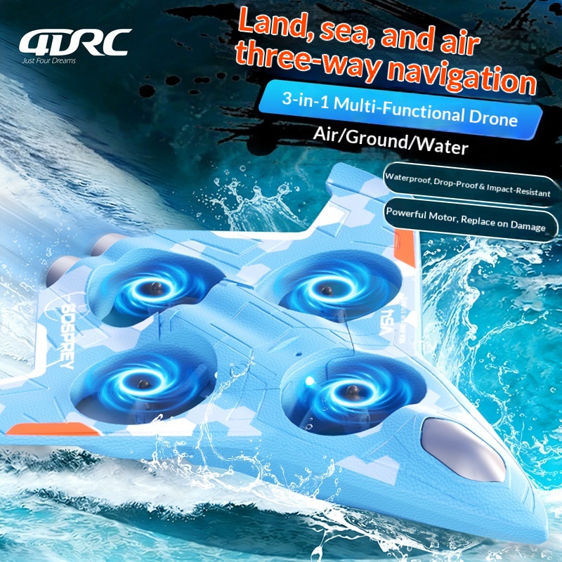 Rc Drone And Flying Car - 소스프레이 3 in 1 해상 육지