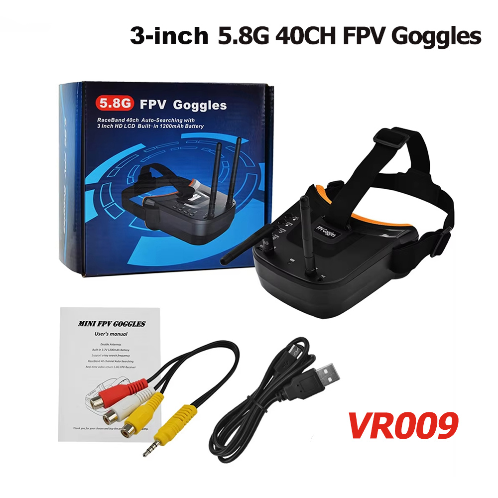 Fpv Antenna Receiver - VR009 FPV 비디오 고글 3인치 480*320