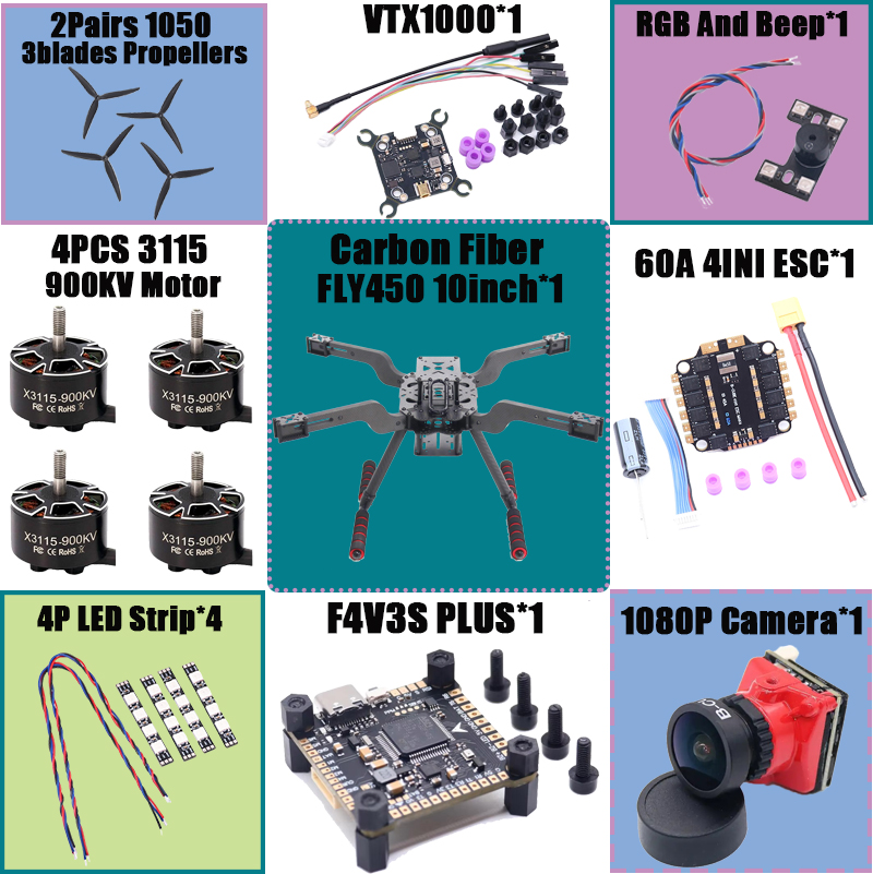 B-CUBE 오픈 소스 신형 스마트 드론 FLY450  - Heavy Lift Drone Frame 리뷰 및 가격