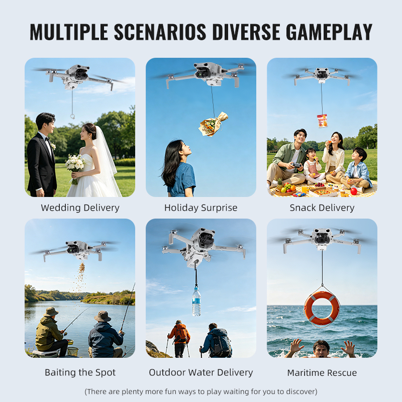 DJI Lito 1/X1 드론용 12KM 에어드롭 시스 - Drone Dji Rc N1 리뷰 및 가격