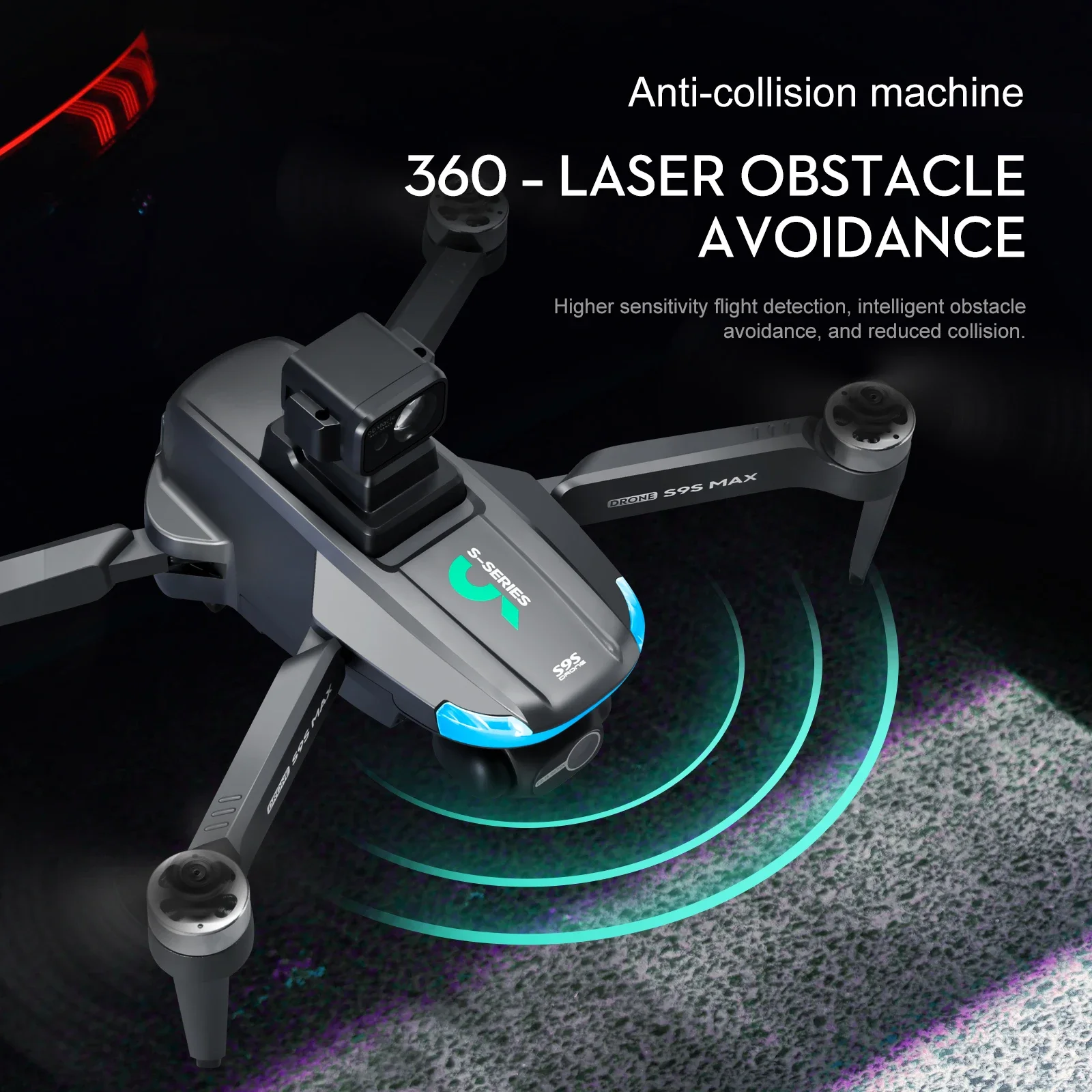 새로운 S9S MAX 미니 드론 4K 2축 PTZ HD - Drone Rc Ufo 리뷰 및 가격