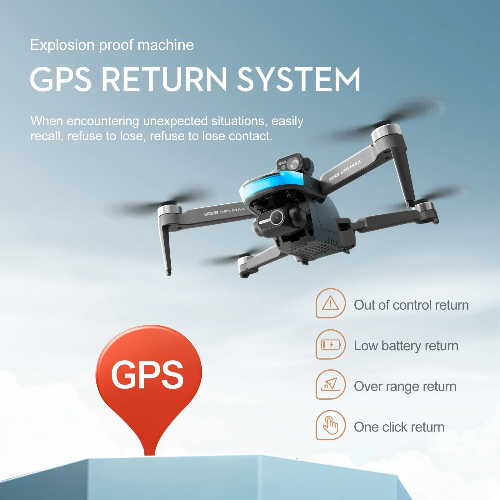 새로운 S9S MAX 미니 드론 4K 2축 PTZ HD - Drone Rc Ufo 리뷰 및 가격