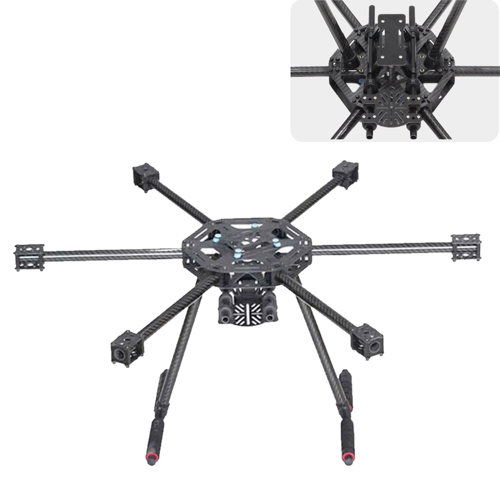 X6-X600 탄소 섬유 랜딩 기어 스키드가 있는 FP - Heavy Lift Drone Frame 리뷰 및 가격