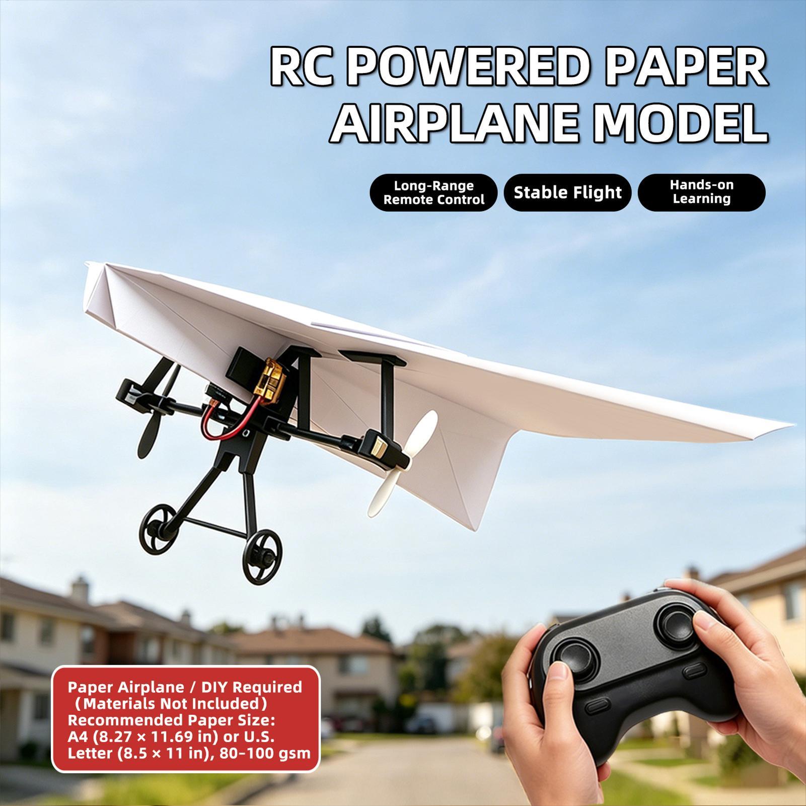 DIY RC 종이 비행기 키트, 자이로 안정 장치가 있 - Flight Controller 리뷰 및 가격