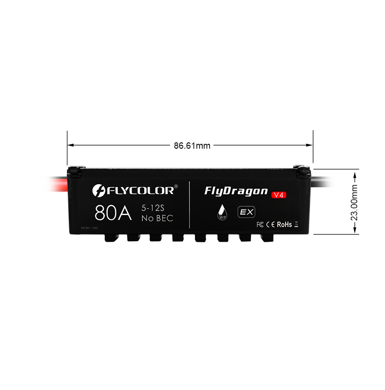 플라이컬러 플라이드래곤 80A V4 ESC 플라스틱 5 - Drone Rc V4 리뷰 및 가격