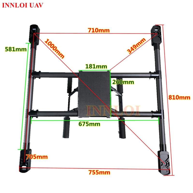 XAERO DIY 1000mm 카본 파이버 쿼드콥터 프 - Heavy Lift Drone Frame 리뷰 및 가격